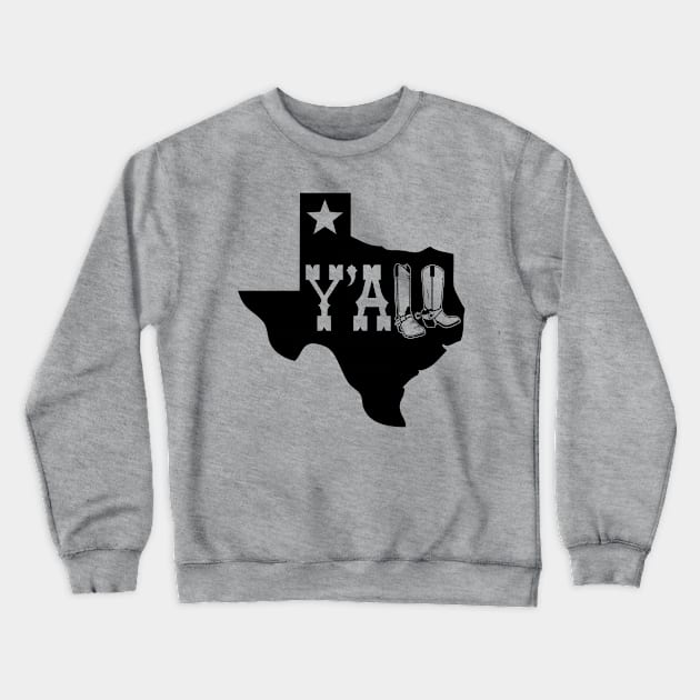 Y'all Crewneck Sweatshirt by DavesTees